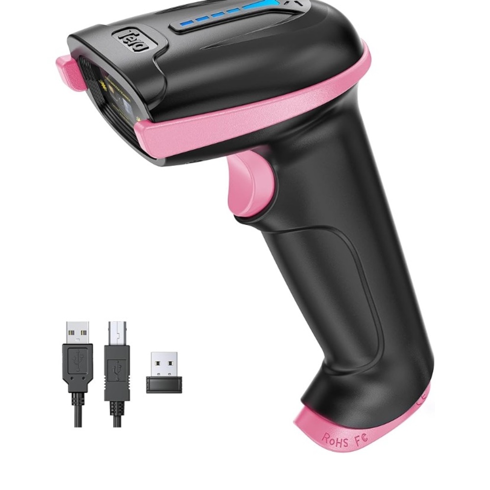 Tera Wireless Barcode Scanner - Pink